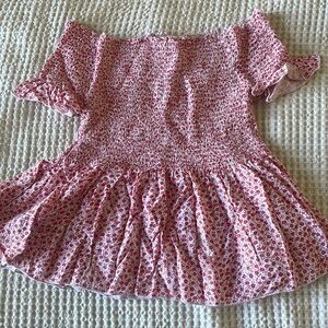 Japan peplum off the shoulder top